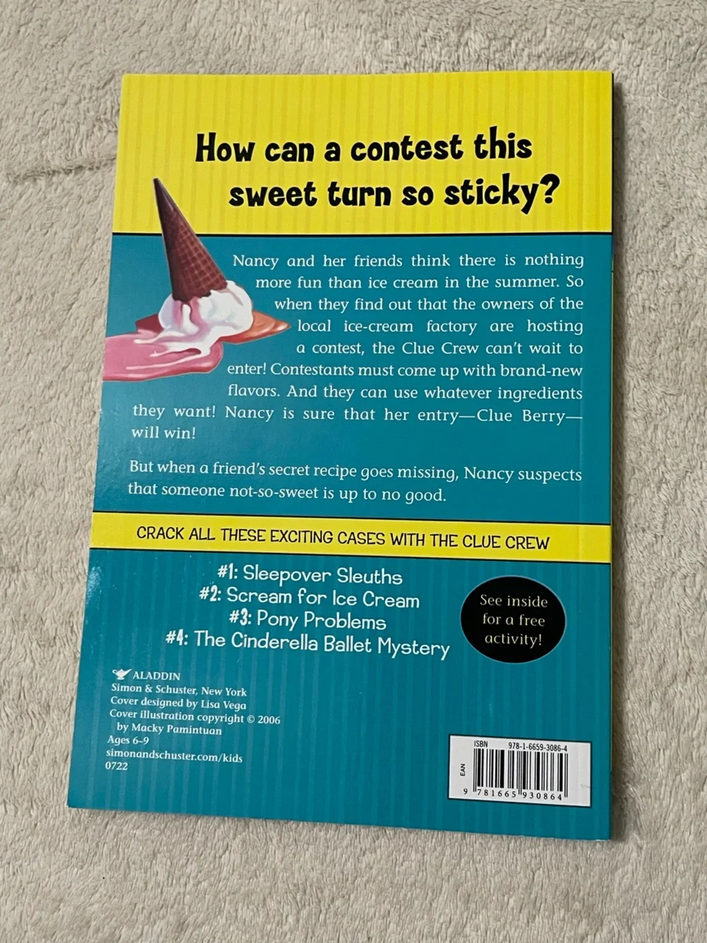 Scream for Ice Cream (Nancy Drew and the Clue Crew #2) - paperback